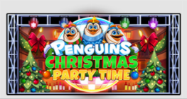 Penguins Christmas Party Time